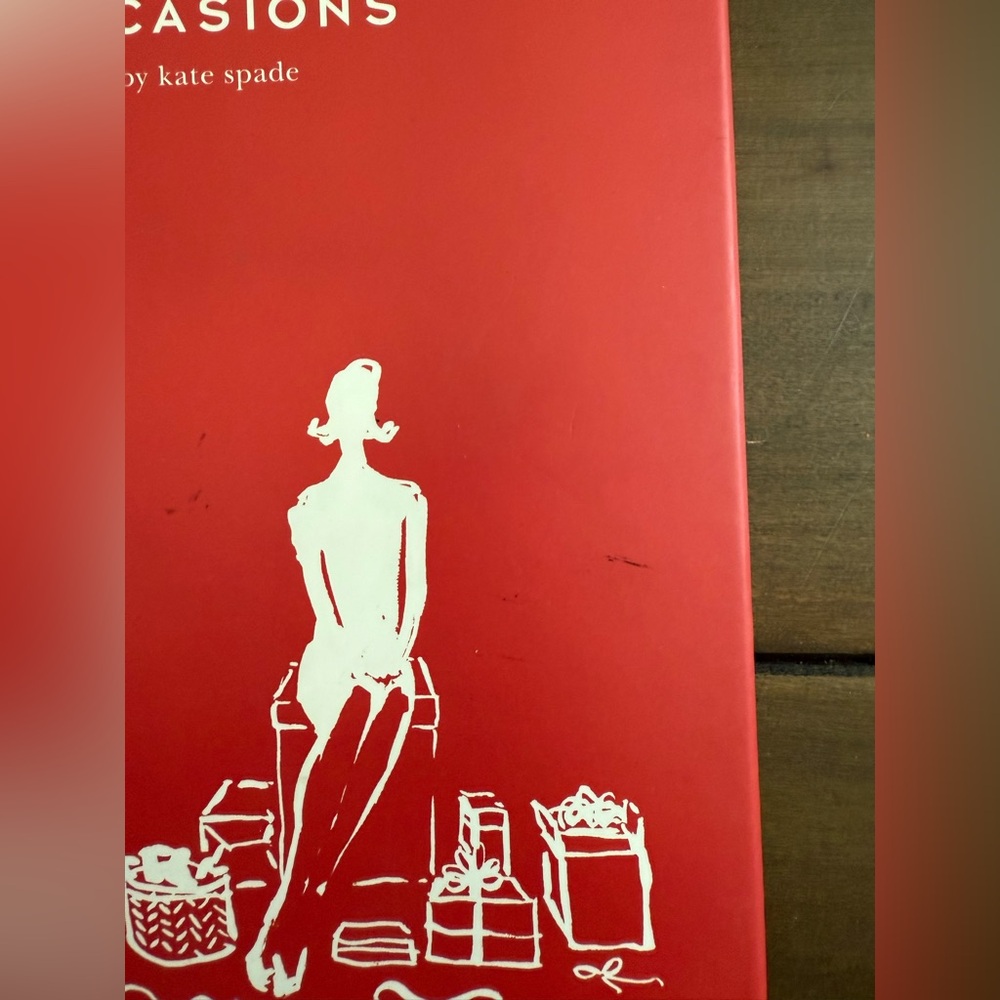 Kate Spade Red ‘Occasions’ Book - Picture 3 of 5